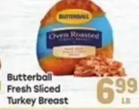 Tony’s Fresh Market Butterball fresh sliced turkey breast offer