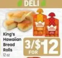 Tony’s Fresh Market King's Hawaiian Bread Rolls offer
