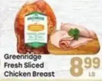 Tony’s Fresh Market Greenridge fresh sliced chicken breast offer