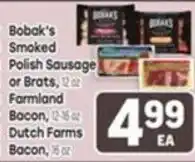 Tony’s Fresh Market Bobak's Smoked Polish Sausage or Brats offer