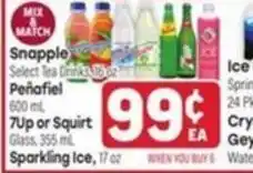 Tony’s Fresh Market Snapple Select Tea Drinks offer