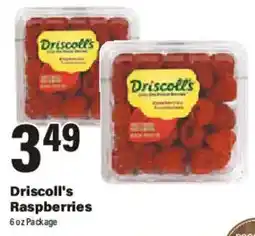 Big Y Driscoll's Raspberries offer