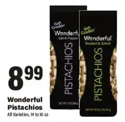 Big Y Wonderful Pistachios offer