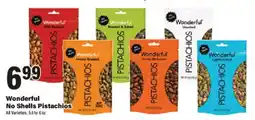 Big Y Wonderful No Shells Pistachios offer