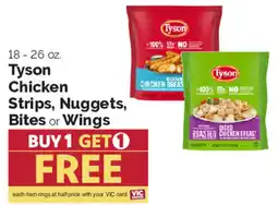 Harris Teeter Tyson Chicken Strips, Nuggets, Bites or Wings offer