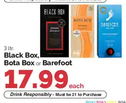 Harris Teeter Black Box, Bota Box or Barefoot offer
