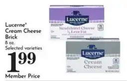 Pavilions Lucerne cream cheese brick offer
