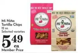Pavilions Mi Niña Tortilla Chips offer