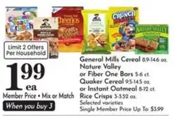 Pavilions General Mills Cereal offer