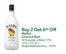 Publix Malibu Coconut Rum offer