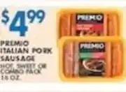 Associated Premio Italian Pork Sausage offer
