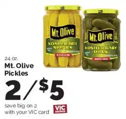 Harris Teeter Mt. Olive Pickles offer