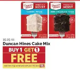 Harris Teeter Duncan Hines cake mix offer
