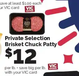 Harris Teeter Private Selection Brisket Chuck Patty offer
