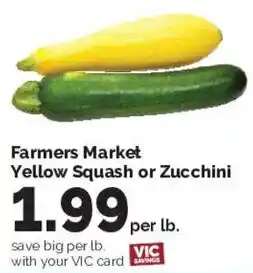 Harris Teeter Farmers Market Yellow Squash or Zucchini offer