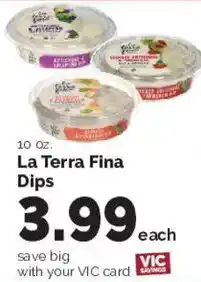Harris Teeter La Terra Fina Dips offer