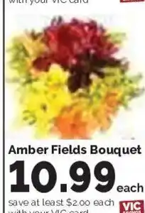 Harris Teeter Amber Fields Bouquet offer