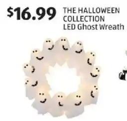 Aldi The halloween collection led ghost wreath offer