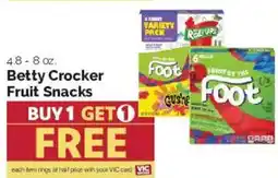 Harris Teeter Betty Crocker Fruit Snacks offer