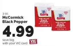 Harris Teeter McCormick Black Pepper offer