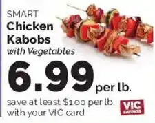 Harris Teeter Smart Chicken Kabobs with Vegetables offer