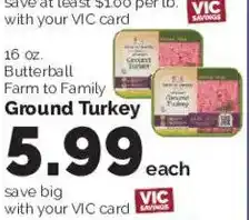 Harris Teeter Ground Turkey offer