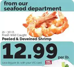 Harris Teeter Peeled & Deveined Shrimp offer