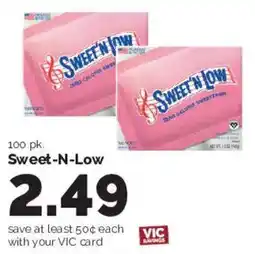 Harris Teeter Sweet-N-Low offer