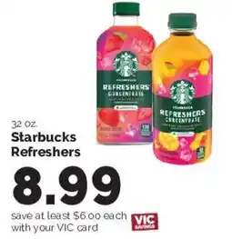 Harris Teeter Starbucks Refreshers offer