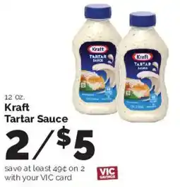 Harris Teeter Kraft Tartar Sauce offer