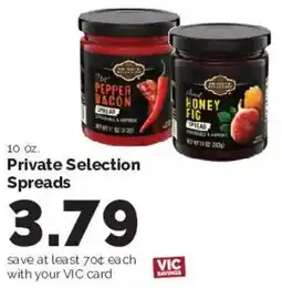 Harris Teeter Private Selection Spreads offer