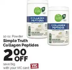 Harris Teeter Simple Truth Collagen Peptides offer