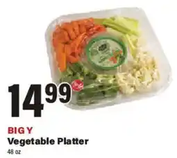 Big Y Big Y Vegetable Platter offer