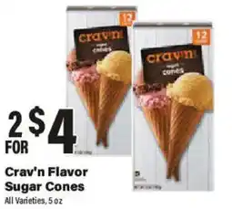 Big Y Craw'n Flavor Sugar Cones offer