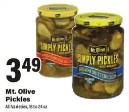 Big Y Mt. Olive Pickles offer