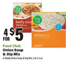 Big Y Food Club Onion Soup & Dip Mix offer