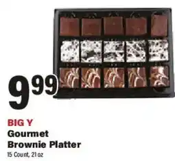 Big Y Big Y Gourmet Brownie Platter offer
