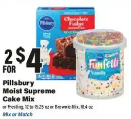 Big Y Pillsbury Moist Supreme Cake Mix offer