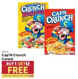 Harris Teeter Cap'n Crunch Cereal offer