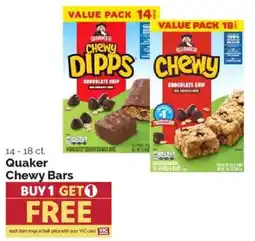 Harris Teeter Quaker chewy bars offer