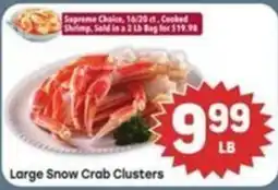 Tony’s Fresh Market Large Snow Crab Clusters offer