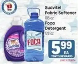 Tony’s Fresh Market Suavitel Fabric Softener offer