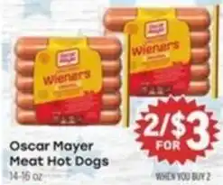Tony’s Fresh Market Oscar Mayer Meat Hot Dogs offer