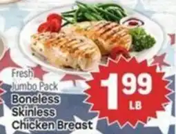 Tony’s Fresh Market Fresh Jumbo Pack Boneless Skinless Chicken Breast offer
