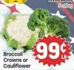 Tony’s Fresh Market Broccoli Crowns or Cauliflower offer