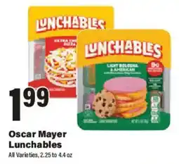 Big Y Oscar Mayer Lunchables offer