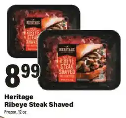 Big Y Heritage ribeye steak shaved offer