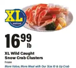 Big Y XL Wild Caught Snow Crab Clusters offer