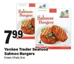Big Y Yankee Trader Seafood Salmon Burgers offer
