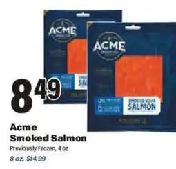 Big Y Acme Smoked Salmon offer